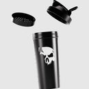 700ml Black Skull Shaker Shaker with Net