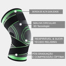 Kit 2 Compression Knee Pad With Adjustable Handles For Running, Workout and Sports Use All Day