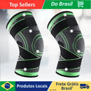 Kit 2 Compression Knee Pad With Adjustable Handles For Running, Workout and Sports Use All Day