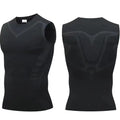 Men Quick Dry Running T-Shirts Compression Vest Sleeveless Quick-Drying Jersey Training Shirt Gym Mens Tank Top