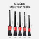 5pcs Car Wash Brush Soft Brush Detail Brush Automotive Interior Cleaning Tools Air Conditioner Air Outlet Cleaning Brush