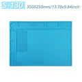 Magnetic Mat Silicone Repair Mat Circuit Board Soldering Pad Heat Resistant 932°F Anti-Static For Soldering Iron Phone Repair