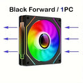 PRISM IV PRO Case Cooling Fan 120mm 5V 3 PIN ARGB, 12V 4 PIN PWM, for CPU & Case,Infinity Mirror Series,1650 RPM, 65 CFM