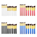 10 Kit Professional Kabuki Contouring Smoke Makeup Brushes