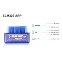 Bluetooth ELM327 Auto V1.5 V2.1 OBD2 Scanner Code Reader Tool Car Diagnostic Tool MINI Inter Face Check Engine V1.5 V2.1 For Car