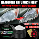 Car Headlight Restoration Polishing Kits Headlamp Scratch Remover Repair Cleaning Paste Remove Oxidation Headlight Polish Liquid