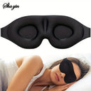 3D Eye Mask Adjustable Suitable for Men and Women with No Pressure on the Eyes Breathable and Light Blocking Eye Mask Black