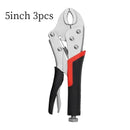 5inch Locking Pliers Lock Pliers Curved Jaw Pliers Straight Long Nose Pliers Multi-function Welding Tools