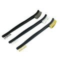ALLSOME Double-end Steel Wire Brush & Nylon Pick Set Universal Hunting Gun Cleaning Kit Car Detailing Cleaning Tools