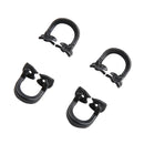 4pcs/box New Black Molar/Premolar Dental Rubber Dam Clamps Dam Rubber Barrier Clip Resin Materials Tool for Dentist Tools