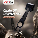 Upgrade 1/2PCS Motorcycle Chain Oiler Spray Lube Oiler Tool Mess-Free Chain Wax Chain Cleaner Attachment Chain Oil Applicator