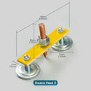 1pc Welding Magnet Head Magnetic Welding Ground Clamp Holder Fixture Strong Welder Sheet Metal Repair Machine Ground Wire Clamp