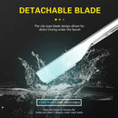 Professional Manual Shaver Straight Edge Stainless Steel Sharp Barber Razor Folding Shaving Beard Cutter with 1/10/20 pcs Blades