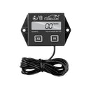 Newest LCD Digital Engine Tach Hour Meter Tachometer Gauge Inductive Display For Motorcycle Motor Stroke Engine Marine Car Boat
