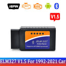 Bluetooth ELM327 Auto V1.5 V2.1 OBD2 Scanner Code Reader Tool Car Diagnostic Tool MINI Inter Face Check Engine V1.5 V2.1 For Car
