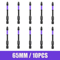 Magnetic Screwdriver Bit Set PH2 Phillips 25-150mm Anti-slip Shockproof Alloy Steel Impact Drill Bits for Outdoor Decoration