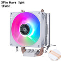 PC Air-Cooled Radiator CPU Cooling Fan 2/4/6 Heat Pipe Cooler Installing LGA2011 x79 x99 E5 2066 2099 115x 1200 1700 i5 i7 AMD