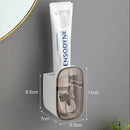Non Punching And Squeezing Toothpaste Dispenser Fully SAutomatic Household Wall Mounted Toothpaste Dispenser Toothbrush Holder