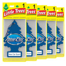 5PCS Little Trees Car Air Freshener Hanging Paper Tree Pack Black Ice New Car Scent Car Home Fragrance Long-Lasting Accessory