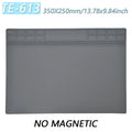 Magnetic Mat Silicone Repair Mat Circuit Board Soldering Pad Heat Resistant 932°F Anti-Static For Soldering Iron Phone Repair