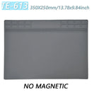 Magnetic Mat Silicone Repair Mat Circuit Board Soldering Pad Heat Resistant 932°F Anti-Static For Soldering Iron Phone Repair