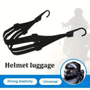 1Pc Motorcycle Elastic Suitcase with Safety Hook-Versatile Helmet Mesh Gear Transport Durable and Sleek for Daily Travel