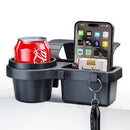 Car Cup Stand Phone Holder Mount Tray Side Door Window Storage Barrel Pocket Hanging Storage Rack with Auto Interior Accessories