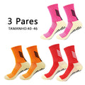 Polyamide Running Socks Medium Tube Football Socks Dotted Non-slip Men Cycling Socks