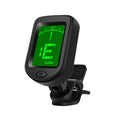 T-02 Guitar Tuner Clip-on Chromatic Digital Tuner LCD Display Mini Tuner String Instrument Accessories for Guitar Ukulele Violin