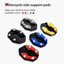 Scooter Motorbike Accessories Extension Foot Pad Support Plate Aluminum Alloy Motorcycle Bike Kickstand Extender Foot Side Stand
