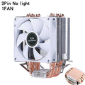 PC Air-Cooled Radiator CPU Cooling Fan 2/4/6 Heat Pipe Cooler Installing LGA2011 x79 x99 E5 2066 2099 115x 1200 1700 i5 i7 AMD