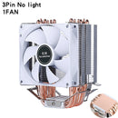 PC Air-Cooled Radiator CPU Cooling Fan 2/4/6 Heat Pipe Cooler Installing LGA2011 x79 x99 E5 2066 2099 115x 1200 1700 i5 i7 AMD