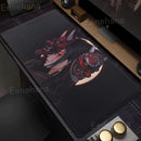 Janpanese Mask Girl Mouse Pad 90x40CM non-slip Gaming Mousepad Gamer E-Sports Mouse Mat Game Mechanical Keyboard XXL Desk Mat