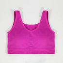 Women's Sports Bra, Breathable Polyamide Women's Seamless Short Blouse, Tie-up Breathable Women's Lingerie