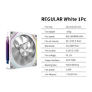 LDPCSJ OEM PRISM 5 PRO Computer Chassis Fan 12cm ARGB 4 Pin PWM Quiet Cooling Fan 12V Large Air Volume 45.2CFM/800-1600RPM