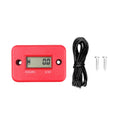 Waterproof LCD Display Digital Hour Meter Inductive timer for Bike Motorcycle ATV Snowmobile Marine Engine Gasoline Engine