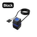 Computer Desktop Switch 1.8m Colorful LED Lights PC Motherboard External Start Power OnOff Button Extension Cable For HomeOffice