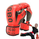 1 Pair Punching Training Workout Fight Exercise Mitts Kids Leather Boxing Gloves Kids Children Train Gym Glove Hand Protector