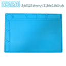 Magnetic Mat Silicone Repair Mat Circuit Board Soldering Pad Heat Resistant 932°F Anti-Static For Soldering Iron Phone Repair