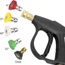 Buse de pulverisation haute pression pour lavage  jardin, 1/4 pouces, connexion rapide, 0 15 25 40 degres,  d'arrosage, 5 pièces