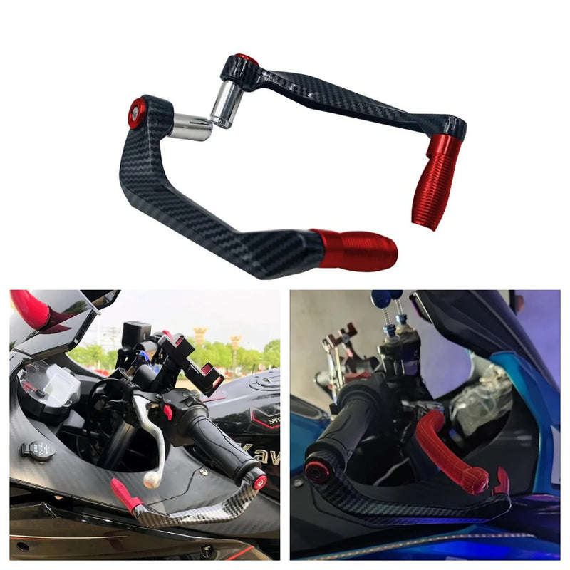 Motorcycle CNC Aluminum Handlebar Brake & Clutch Lever Handguard Shield and Protector Gear Modification Accessories