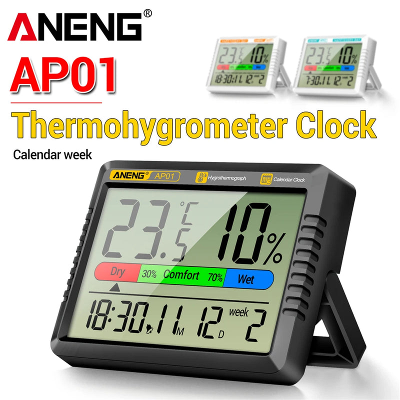 ANENG AP01 Multiscene Measurement Temperature Humidity Meter Handheld Precision Digital Air Thermometer Hygrometer Tester Tools