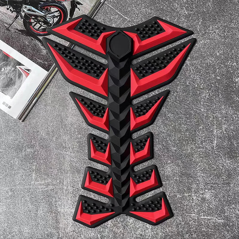 Universal Fuel Tank Sticker for Motorcycle Tank Pad 3D Fish Bone Mat Oil Gas Tank Motorcycle Cover Decal Decoration