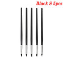 5Pcs Dental Resin Silicone Shaping Pen Brush Art Brush Dentistry Composite Cement Porcelain Teeth Shaping DIY Drawing Tool