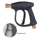 2175PSI High Pressure Washer Gun - M22-14&1/4" Quick Connect with 5 Color Nozzles, Lightweight Compact Gun for Car Cleaning