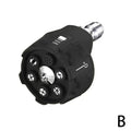 6 in 1 Power Washer Nozzle's,With 1/4 Inch Quick Connector,0 15 25 40 Degree Rotation Watering Rinse Soap Nozzle Tip