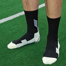 Polyamide Running Socks Medium Tube Football Socks Dotted Non-slip Men Cycling Socks
