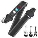Electric Guitar Strap Adjustable with 3 Guitar Picks Holders PU Leather Ends Acoustic Guitar Bass Strap Belt Accessories