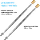 High-Quality Stainless Steel Pressure Washer Extension Wand with Quick Connect (1/4 Inch) – Heavy-Duty Upgrade