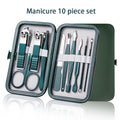 Professional 7/10/12/18 Piece Nail Care Kit Stainless Steel Manicure & Pedicure Set Nail Clipper Set with Travel Case